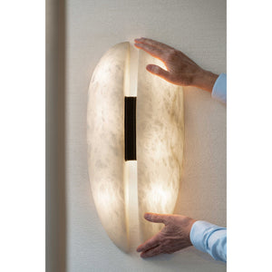 Luna Alabaster Wall Lamp - Zonesus