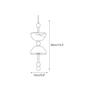Lyra Alabaster Pendant Lamp - Zonesus