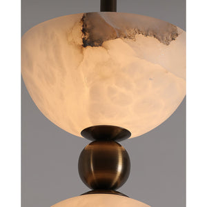 Lyra Alabaster Pendant Lamp - Zonesus