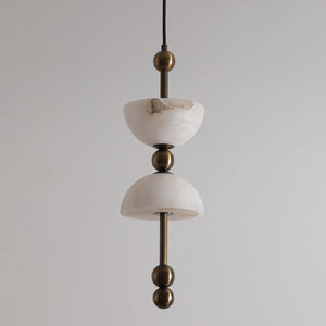 Lyra Alabaster Pendant Lamp - Zonesus