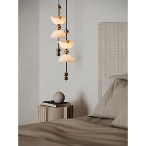Lyra Alabaster Pendant Lamp - Zonesus