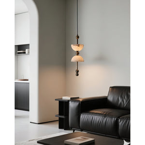 Lyra Alabaster Pendant Lamp - Zonesus