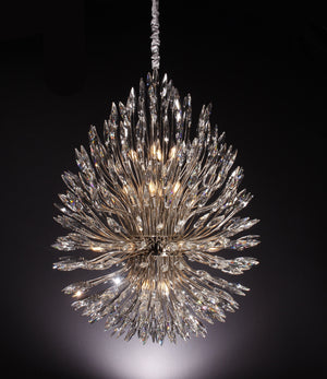 Lily Starburst Crystal Sputnik Chandelier - Zonesus