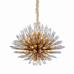 Lily Starburst Crystal Sputnik Chandelier - Zonesus