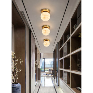 Melange Alabaster Ceiling Light - Zonesus