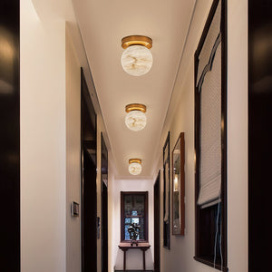 Melange Alabaster Ceiling Light - Zonesus