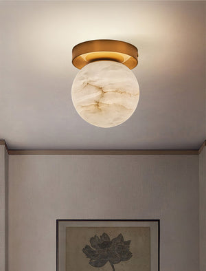 Melange Alabaster Ceiling Light - Zonesus