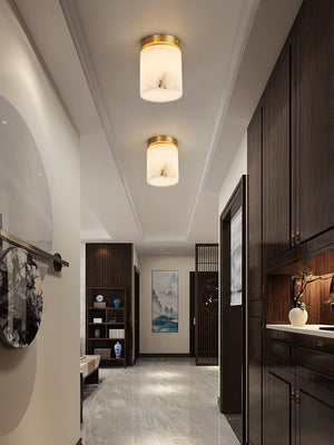 Melange Alabaster Ceiling Light - Zonesus