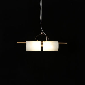 Mini Cylindrical Alabaster Pendant Light - Zonesus