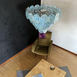Murano Chandelier 57 Blue - Zonesus
