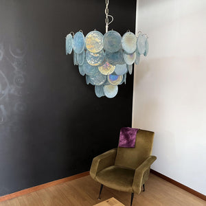 Murano Chandelier 57 Blue - Zonesus