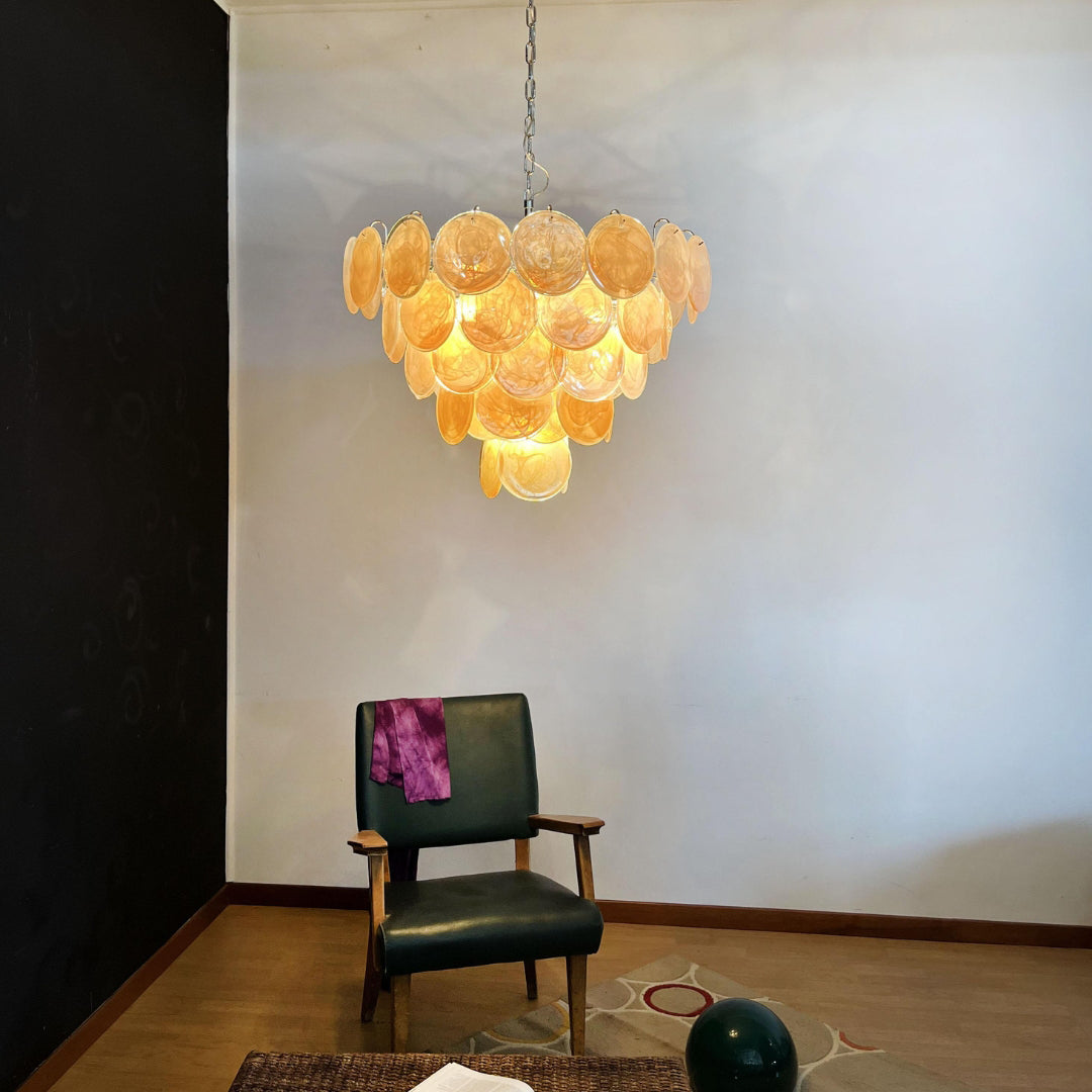 Murano Chandelier 57 Gold - Zonesus