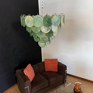 Murano Chandelier 57 Green - Zonesus