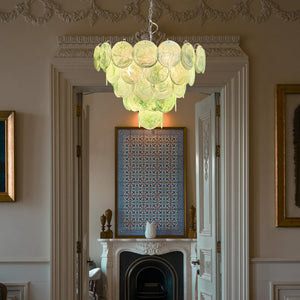 Murano Chandelier 57 Green - Zonesus
