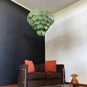 Murano Chandelier 57 Green - Zonesus