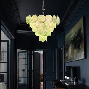 Murano Chandelier 57 Green - Zonesus