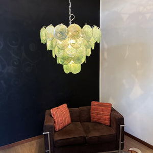 Murano Chandelier 57 Green - Zonesus