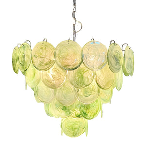 Murano Chandelier 57 Green - Zonesus