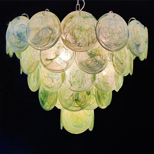 Murano Chandelier 57 Green - Zonesus