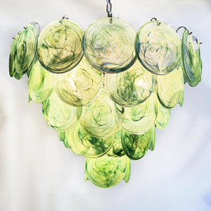 Murano Chandelier 57 Green - Zonesus