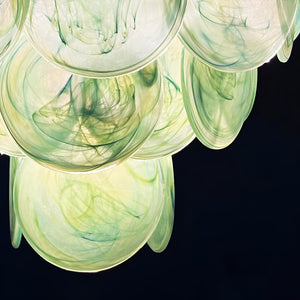 Murano Chandelier 57 Green - Zonesus