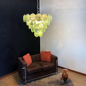 Murano Chandelier 57 Green - Zonesus