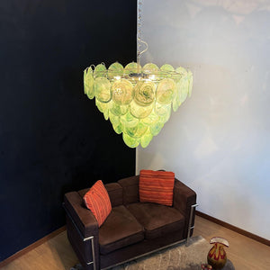 Murano Chandelier 57 Green - Zonesus