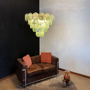 Murano Chandelier 57 Green - Zonesus