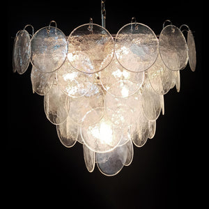 Murano Chandelier 57 Iridescent Glass - Zonesus