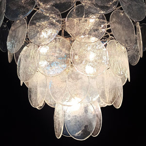 Murano Chandelier 57 Iridescent Glass - Zonesus