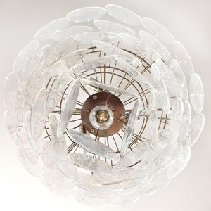 Murano Chandelier 57 Iridescent Glass - Zonesus