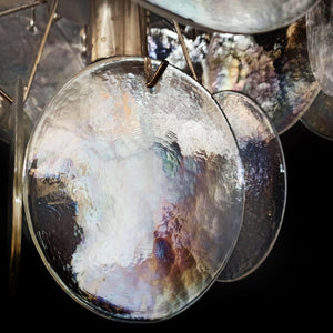 Murano Chandelier 57 Iridescent Glass - Zonesus