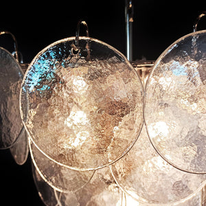 Murano Chandelier 57 Iridescent Glass - Zonesus