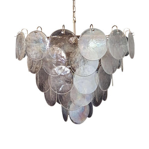 Murano Chandelier 57 Iridescent Glass - Zonesus