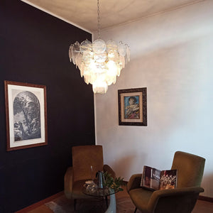 Murano Chandelier 57 Iridescent Glass - Zonesus