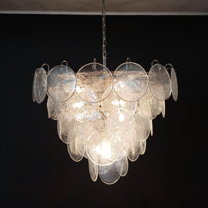 Murano Chandelier 57 Iridescent Glass - Zonesus