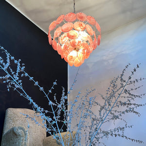 Murano Chandelier 57 Pink - Zonesus