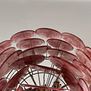Murano Chandelier 57 Pink - Zonesus