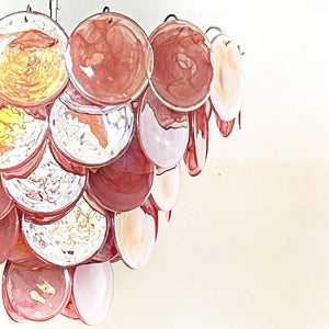 Murano Chandelier 57 Pink - Zonesus