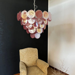 Murano Chandelier 57 Pink - Zonesus