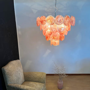 Murano Chandelier 57 Pink - Zonesus