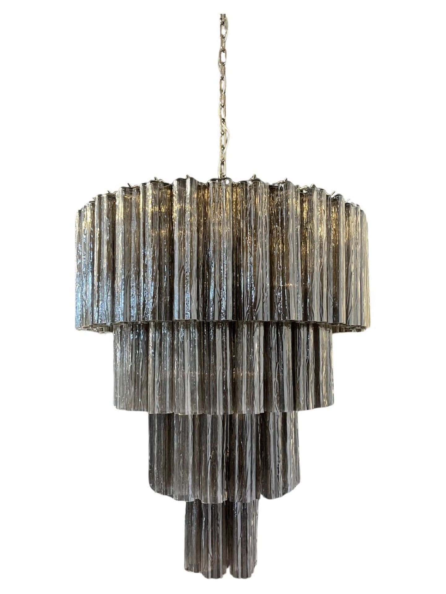 Murano Chandelier – 78 tubes – Smoked - Zonesus