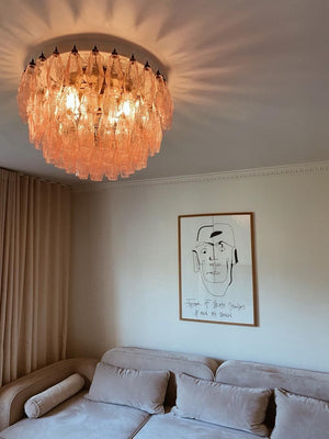 Murano Chandelier – Poliedri – 84 glasses - Zonesus