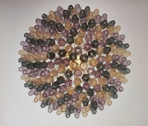 Murano Chandelier – Poliedri – 185 glass – Multi - Zonesus