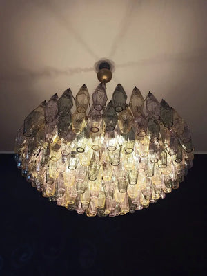 Murano Chandelier – Poliedri – 185 glass – Multi - Zonesus
