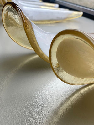 Murano Chandelier – 26 petals – Amber - Zonesus