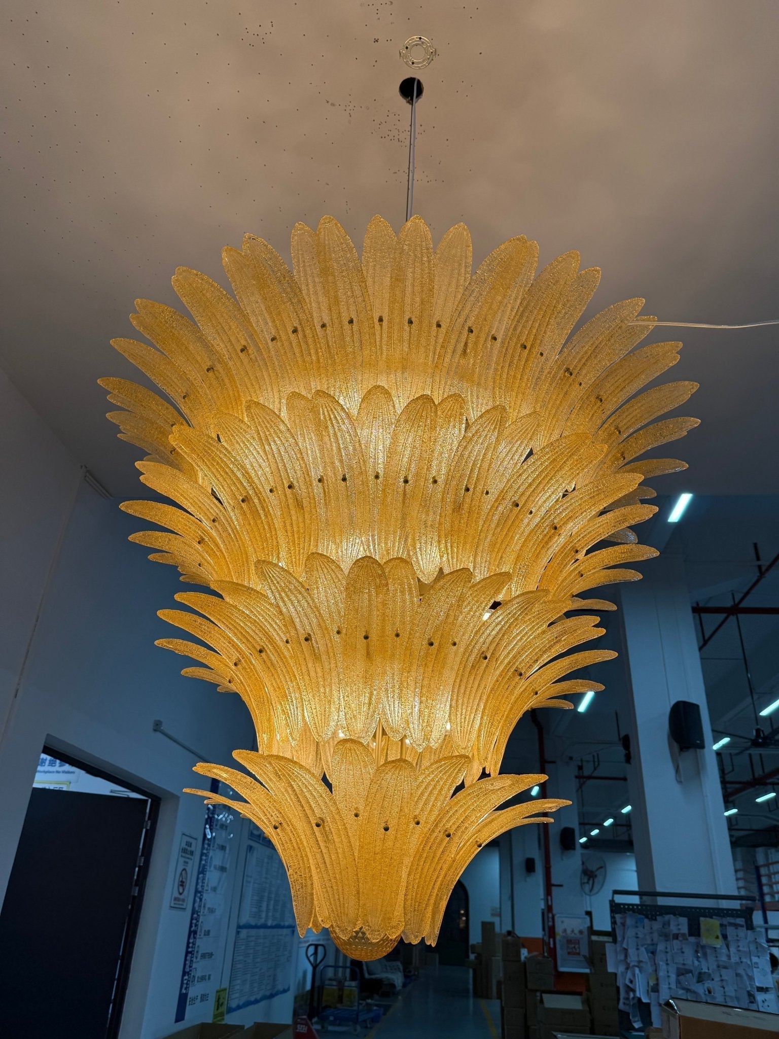 Murano Palmette Chandelier - Zonesus