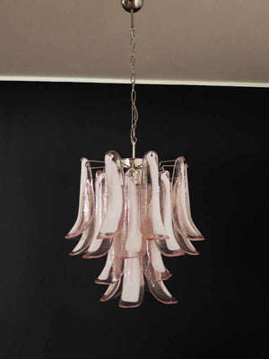 Murano Chandelier – 26 petals – Pink - Zonesus