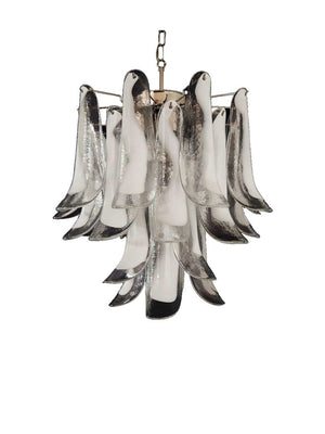 Murano Chandelier – 26 petals – White - Zonesus