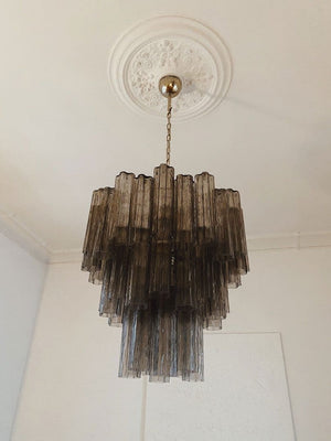 Murano Chandelier – 48 tubes – Smoked - Zonesus